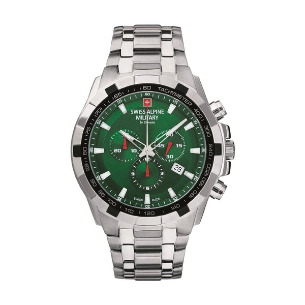 Swiss Alpine Military 7043.9134SAM Mens Watch Chronograph - Swiss Alpine Military 7043.9134SAM Mens Watch Chronograph