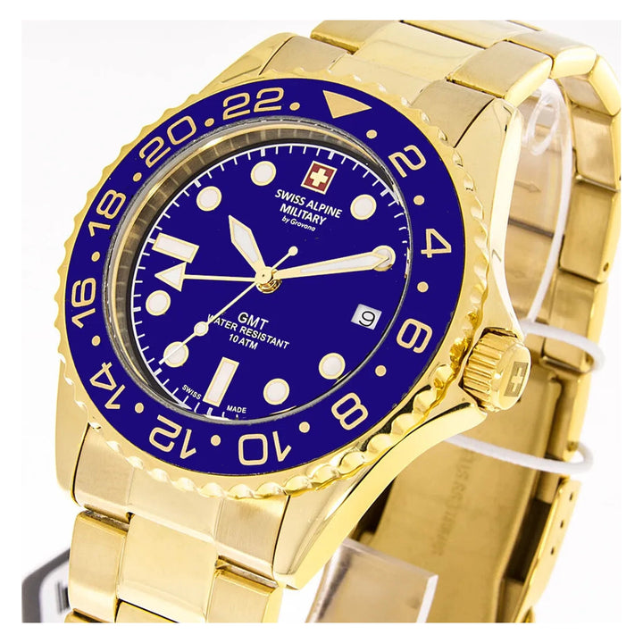 Swiss Alpine Military GMT 7052.1115SAM Mens Watch - Swiss Alpine Military GMT 7052.1115SAM Mens Watch - View 8