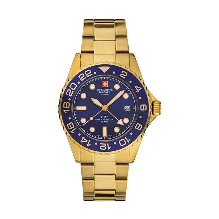 Swiss Alpine Military GMT 7052.1115SAM Mens Watch - Swiss Alpine Military GMT 7052.1115SAM Mens Watch