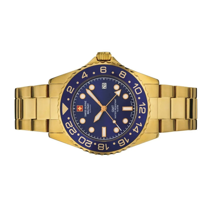 Swiss Alpine Military GMT 7052.1115SAM Mens Watch - Swiss Alpine Military GMT 7052.1115SAM Mens Watch - View 2