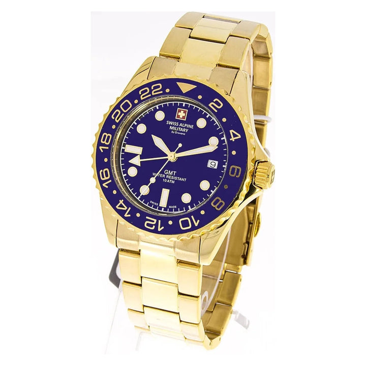 Swiss Alpine Military GMT 7052.1115SAM Mens Watch - Swiss Alpine Military GMT 7052.1115SAM Mens Watch - View 9