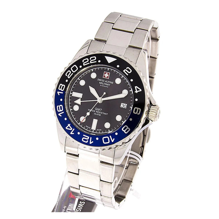 Swiss Alpine Military GMT 7052.1132SAM Mens Watch - Swiss Alpine Military GMT 7052.1132SAM Mens Watch - View 5